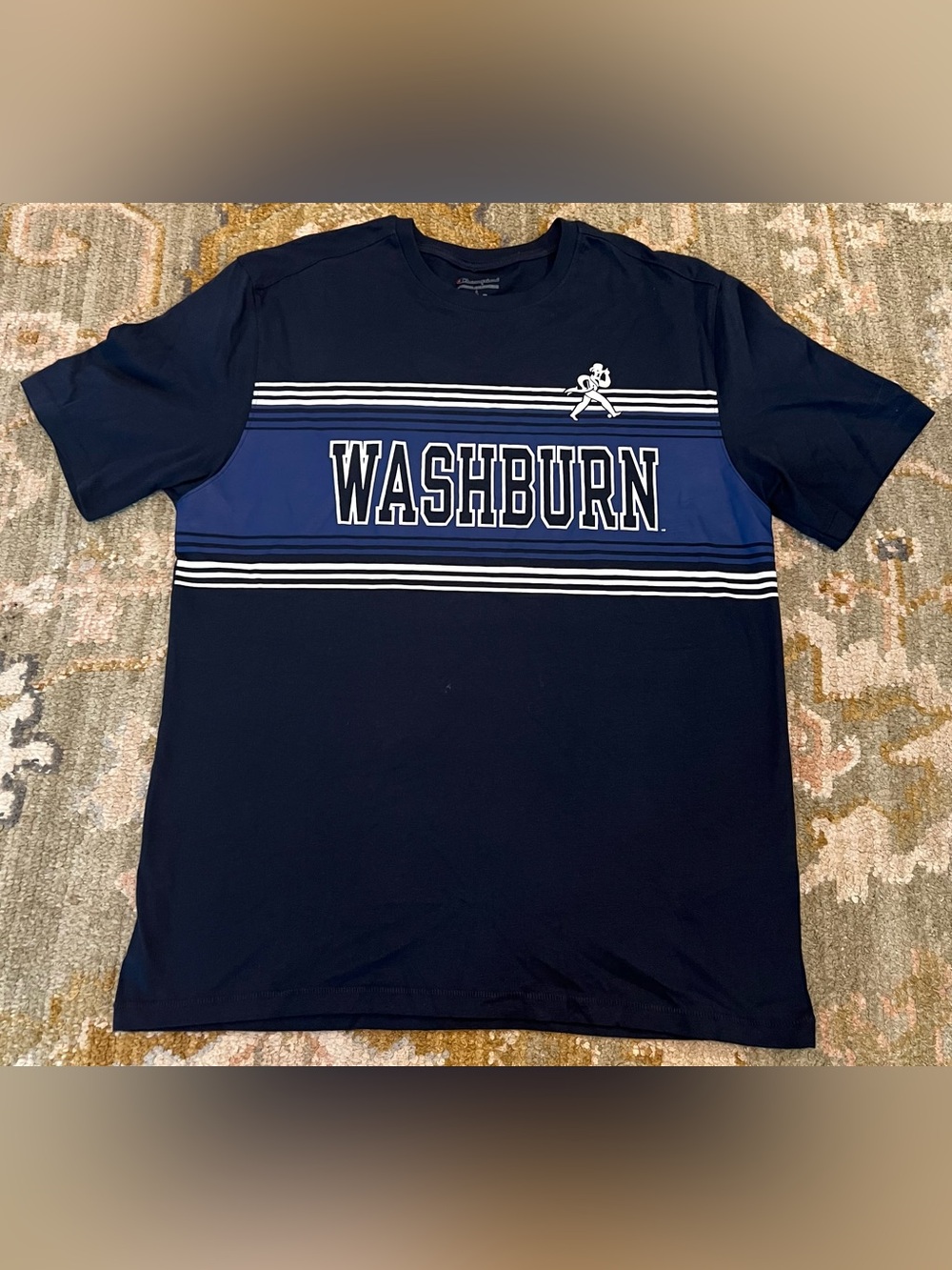 Washburn Ichabods Champion Shirt Men’s Size Large Color Blue